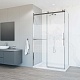 Vincea Душевой уголок Como Soft 110x90 VSR-1CS9011CL профиль хром стекло прозрачное – фотография-14