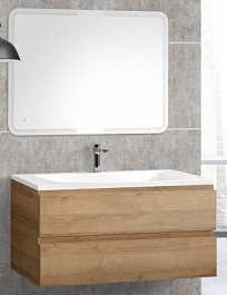 Cezares Мебель для ванной MOLVENO 100 Rovere Rivera, BTN – фотография-1