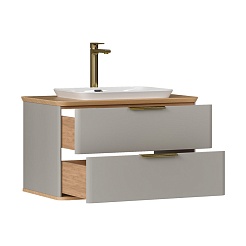 Equil Тумба под раковину Desert 80 подвесная амарок – фотография-2