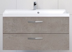 BelBagno Тумба с раковиной AURORA 1000 Cemento Pallido, ручки хром – фотография-1