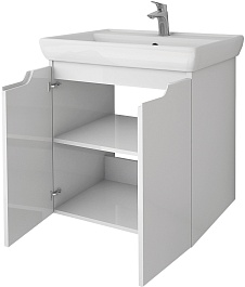 Dreja Тумба под раковину Q Plus (D) 70 белая – фотография-9