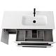 Cezares Тумба с раковиной Eco Cer-N 120-1 R bianco lucido CZR-8095-120-R ручки матовые чёрные – картинка-25