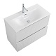 BelBagno Тумба с раковиной Uno mini 80 подвесная Bianco Opaco с раковиной BB-8099-3-80 – фотография-18