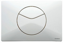 Schwab Кнопка смыва Point Duo белая – фотография-1