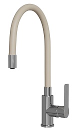 Mixline Смеситель для кухни 35k ML35-095 бежевый – фотография-2