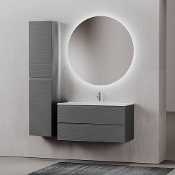 Sancos Мебель для ванной Folk 100 grey soft – фотография-2