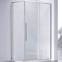 Vincea Душевой уголок Slim-N 130x80 VSR-4SN8013CL профиль хром стекло прозрачное