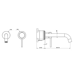 Oliveeka Смеситель для раковины Y OL-88869017-CR хром – фотография-3