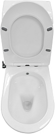Azario Унитаз-моноблок Brusco AZ-1085B с функцией биде с бачком с сиденьем микролифт белый – фотография-6