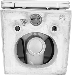 Azario Унитаз подвесной Teramo AZ-0053 SP безободковый белый – фотография-14