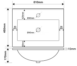 Зов Тумба с раковиной Дион 60 подвесная фисташковая – фотография-4