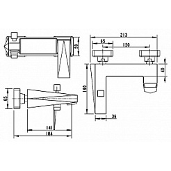 Promo Смеситель для ванны Iceberg F676110G-01 – фотография-3