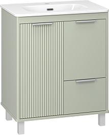 Brevita Тумба с раковиной Risacca Pistachio 70 фисташковый – фотография-2