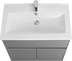 Акватон Тумба под раковину Форест 75 туманный серый – фотография-2