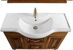 Водолей Тумба с раковиной Дубэлла 105 орех – фотография-4