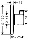 Hansgrohe Термостат Ecostat S 15755000 для душа – фотография-4
