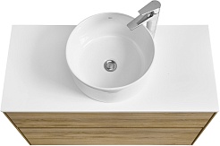 Акватон Столешница под раковину Либерти 100 белая – фотография-6