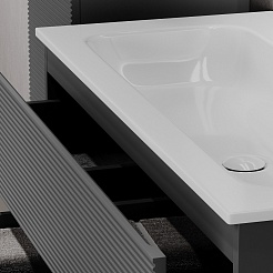 Sancos Мебель для ванной Folk 60 grey soft – фотография-11