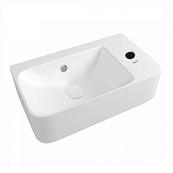 Teymi Раковина Hanna 45 T50903 правая белая T50903 – фотография-4