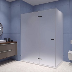 RGW Душевой уголок Stilvoll SV-040 120x100 профиль хром стекло матовое сатинат – фотография-2