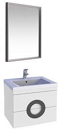 De Aqua Мебель для ванной Форма 60, зеркало Алюминиум – фотография-1
