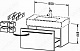 Duravit Тумба с раковиной "X-Large 80" белая – картинка-14