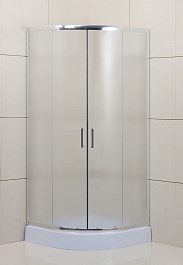 BelBagno Душевой уголок Uno 90/90 UNO-195-R-2-90-P-Cr стекло текстурное – фотография-1
