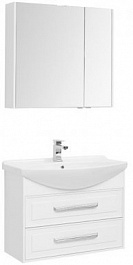 Aquanet Мебель для ванной Остин 85 белая – фотография-1