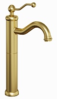 Paini Смеситель для раковины Duomo 88PJ205LL высокий, брашированное золото