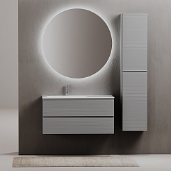 Sancos Тумба под раковину Folk 100 L ergraut soft – фотография-7