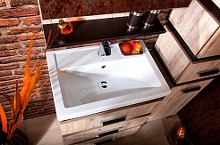 Бриклаер Мебель для ванной Техас 60 дуб кантри/венге – фотография-5
