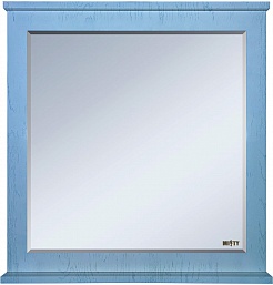 Misty Зеркало для ванной Марта 80 голубое – фотография-1