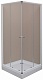 De Aqua Душевой уголок K100100OP-W 100х100 прозрачный – фотография-20