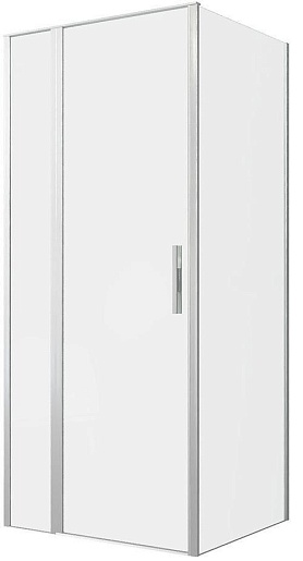 Allen Brau Душевой уголок Priority 90x80 3.31026.BA/3.31041.BA серебро браш – фото-1