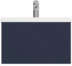 Am.Pm Тумба с раковиной Gem 60 глубокий синий, с 1 ящиком – фотография-1