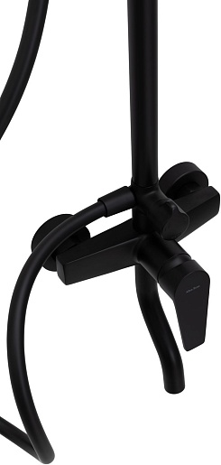 Allen Brau Душевая стойка Eclipse 5.E1007-31 черный матовый – картинка-5