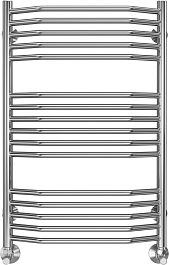 Terminus Полотенцесушитель водяной Виктория П16 500x800 хром – фотография-1