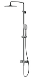 Aquatek Душевая система Ника AQ2860BGM оружейная сталь – фотография-1