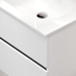 Sancos Тумба с раковиной Urban 60 белый глянец раковина Element 61 CN7001 – фотография-8