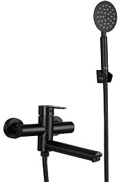 Frap Смеситель для ванны H801-6 F32801-6 черный – фотография-1