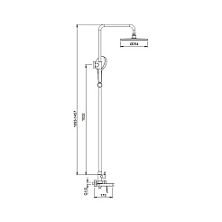 Gappo Смеситель для вынны G99-33 G2499-33 золотой сатин – фотография-3