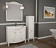 ASB-Woodline Мебель для ванной Флоренция 85 патина, серебро, массив ясеня – фотография-15