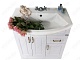 Водолей Мебель для ванной Капри 75 L белая – фотография-9