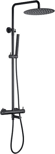 Allen Brau Душевая стойка Priority 5.31A10-31 черный матовый – фото-1