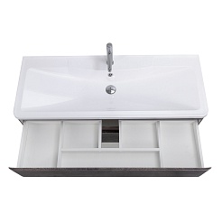 BelBagno Тумба под раковину Albano 120 подвесная Rovere Nature Grigio – фотография-5