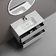 Sancos Тумба с раковиной Snob T 90 bianco раковина Element 91 CN7002 – картинка-13