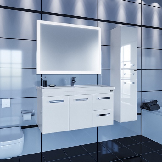 СанТа Мебель для ванной Меркурий 100 – фотография-4