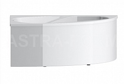 Astra-Form Ванна Тиора 154x105 L, литой мрамор – фотография-4