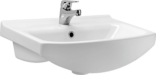 Style Line Тумба с раковиной Папирус 50 Люкс – фотография-4