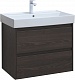 Aquanet Мебель для ванной Nova Lite 75 подвесная дуб черный – фотография-20